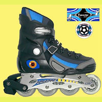 Unique Semi-Soft Boot Inline Skates.