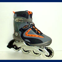 H/Q Semi-Soft Boot Aluminium Inline Skate.