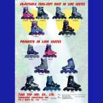 Junior Adjustable Semi-Soft Boot Inline Skates + Year 2004 Promtion Inline Skates